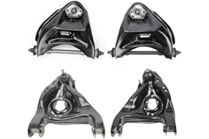 FXiaoy 4pc 1* K620260 +1* K620261 +1* K620251 +1* K620252 RWD Front Upper and Lower Control Arm Ball Joint for Blazer S10 S15 Jimmy Sonoma 1982-1995 1996 1997 1998 1999 2000 2001 2002 2003