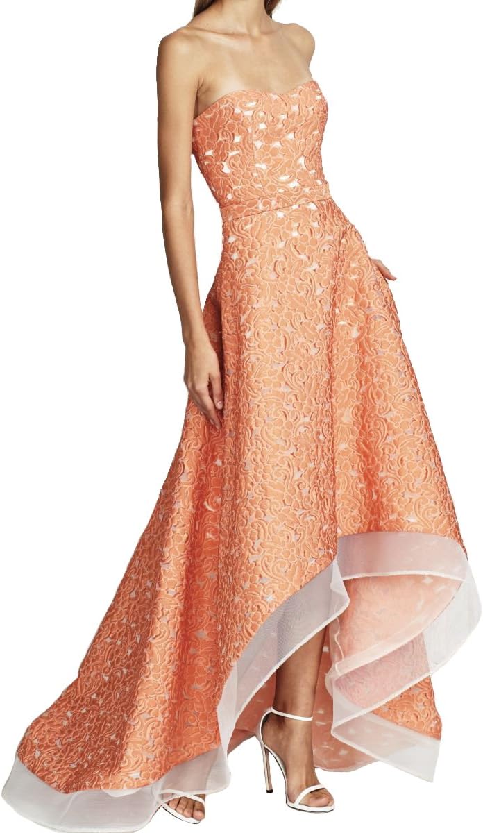 Pamella, Pamella Roland Women's Strapless High-Low Gown