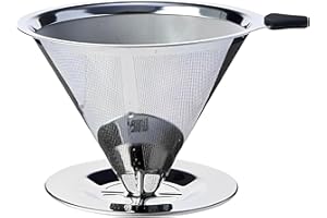 Coador Filtro De Café 103 Inox Peneira Aço Reutilizável Dúravel Sem Uso De Papel Premium