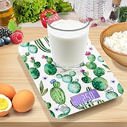 Cactus Succulent Floral Food Scale Waterproof