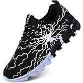 YTRXM Little/Big Boys Running Sneakers Lightweight Slip on Tennis Shoes