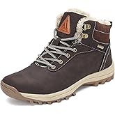 Mishansha Snow Boots for Women – Waterproof Winter Hiking Boots with Warm Fur Lining, Anti-Slip Sole, Insulated Outdoor Cold Weather Booties
