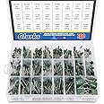 Glarks 24 Value 700PCS 0.22NF- 470NF Polyester Film Capacitor Assortment Kit