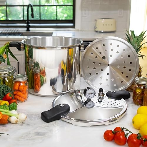 Barton 22-Quart Pressure Canner Pressure Cooker Pressure Gauge