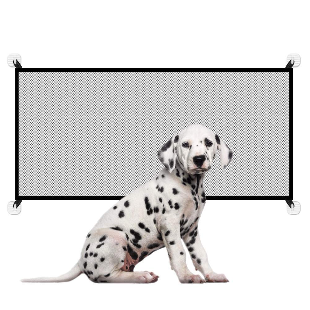 Uposao Portable Dog Gate, Foldable Dog Barrier, Cat Barrier, Pet Gate, Pet Barrier