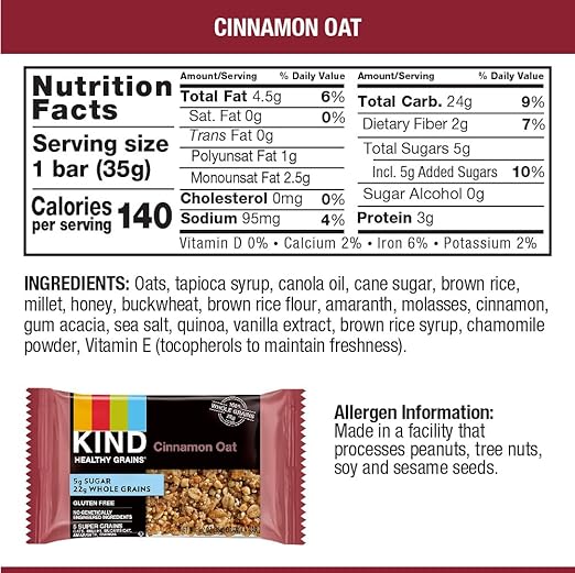 Kind Granola Nutrition Facts Besto Blog