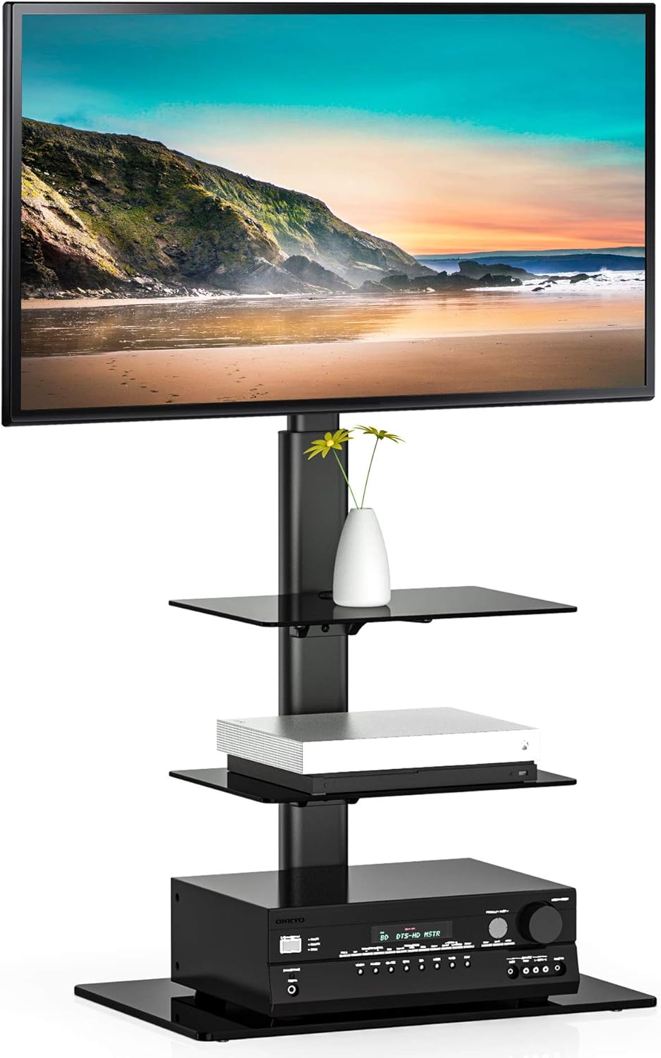 FITUEYES Floor TV Stand for 3260 Inch LCD LED Screen 70° Swivel 8