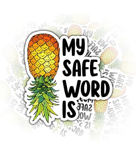Ananas Vinyl Aufkleber Abziehbild Spielt Gut Mit Anderen Lifestyle Spaß Swinger