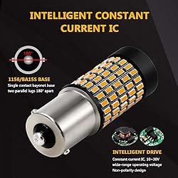 PHINLION 1156 LED Turn Signal Light Bulbs Super