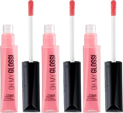 Rimmel Oh My Gloss! Lip Gloss Glossaholic 6.5 ml 3 Pack Lip Gloss