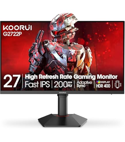 KOORUI 27インチ WQHD モニター Amazon.co.jp: KOORUI 27インチ ゲーミングモニター WQHD 2560×1440/VA