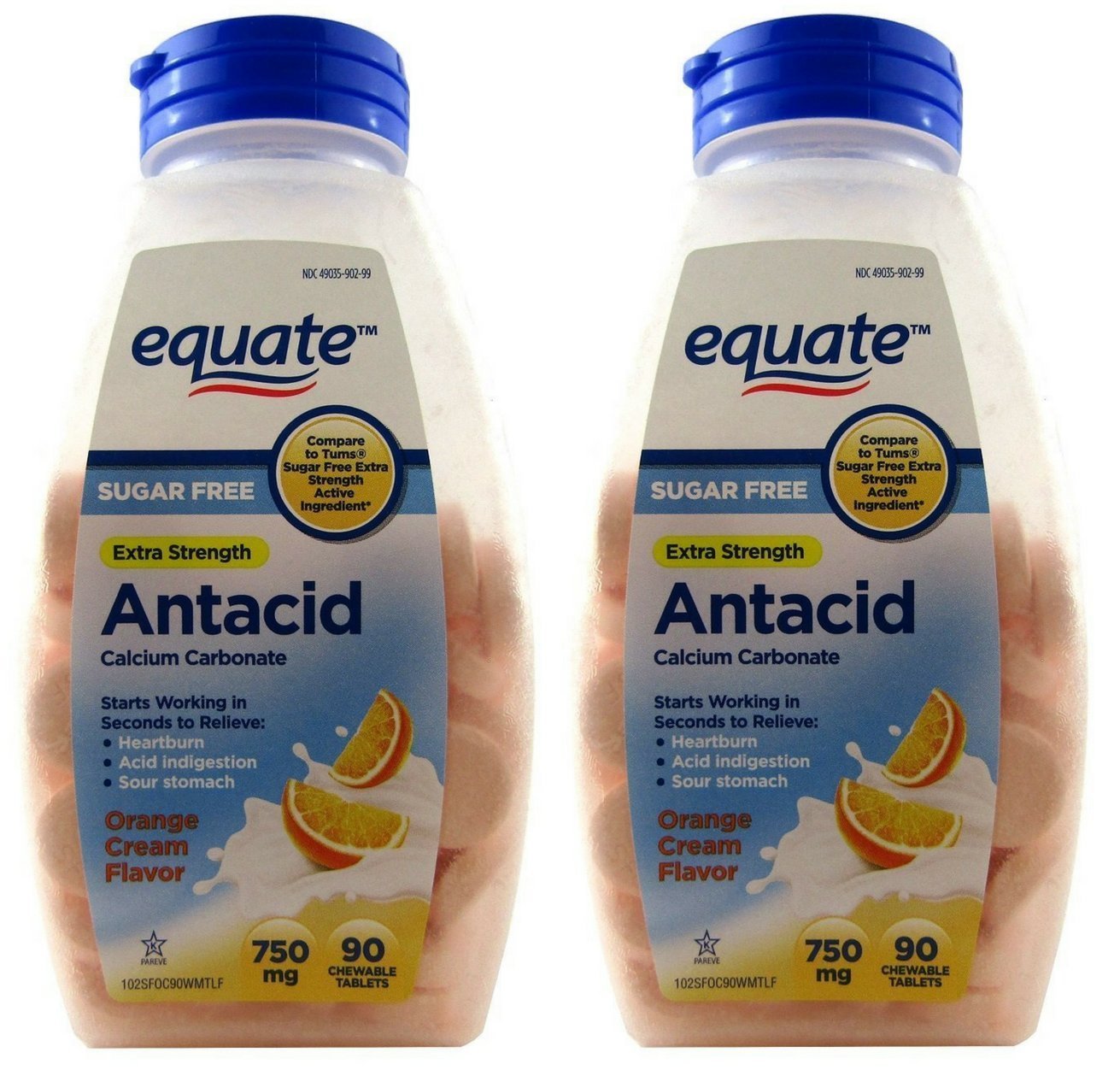 Sunmark Sugar Free Calcium Antacid, Extra Strength