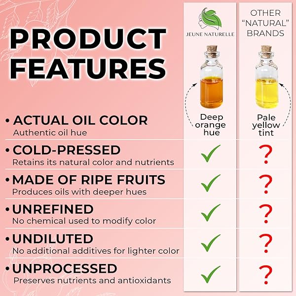 ROSEHIP OIL – PURE, VIRGIN, COLD PRESSED – FROM WHOLE BERRIES (PULP & SEEDS), NATURAL DEEP ORANGE HUE FOR INTENSIVE SKIN REPAIR – UNDILUTED ORGANIC ROSEHIP SEED OIL, 2 OZ