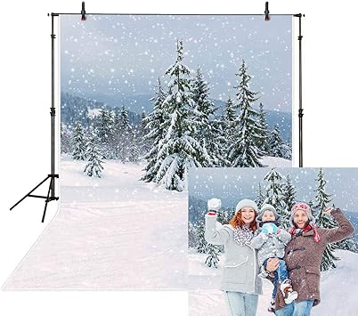 Amazon Com Allenjoy 5x7ft Winter Christmas Photography Backdrop