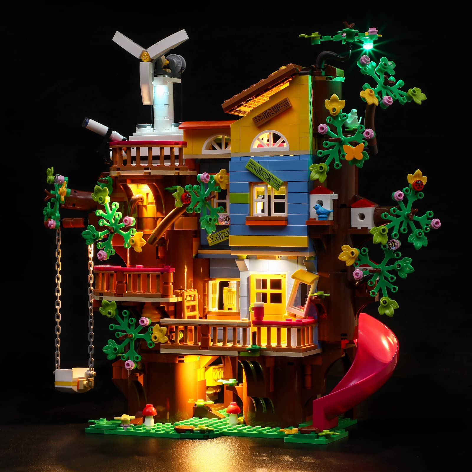 LIGHTAILING Led Light Compatible with Lego 41703 Friends Friendship Tree House Building Blocks Model - NOT Included The Model Set