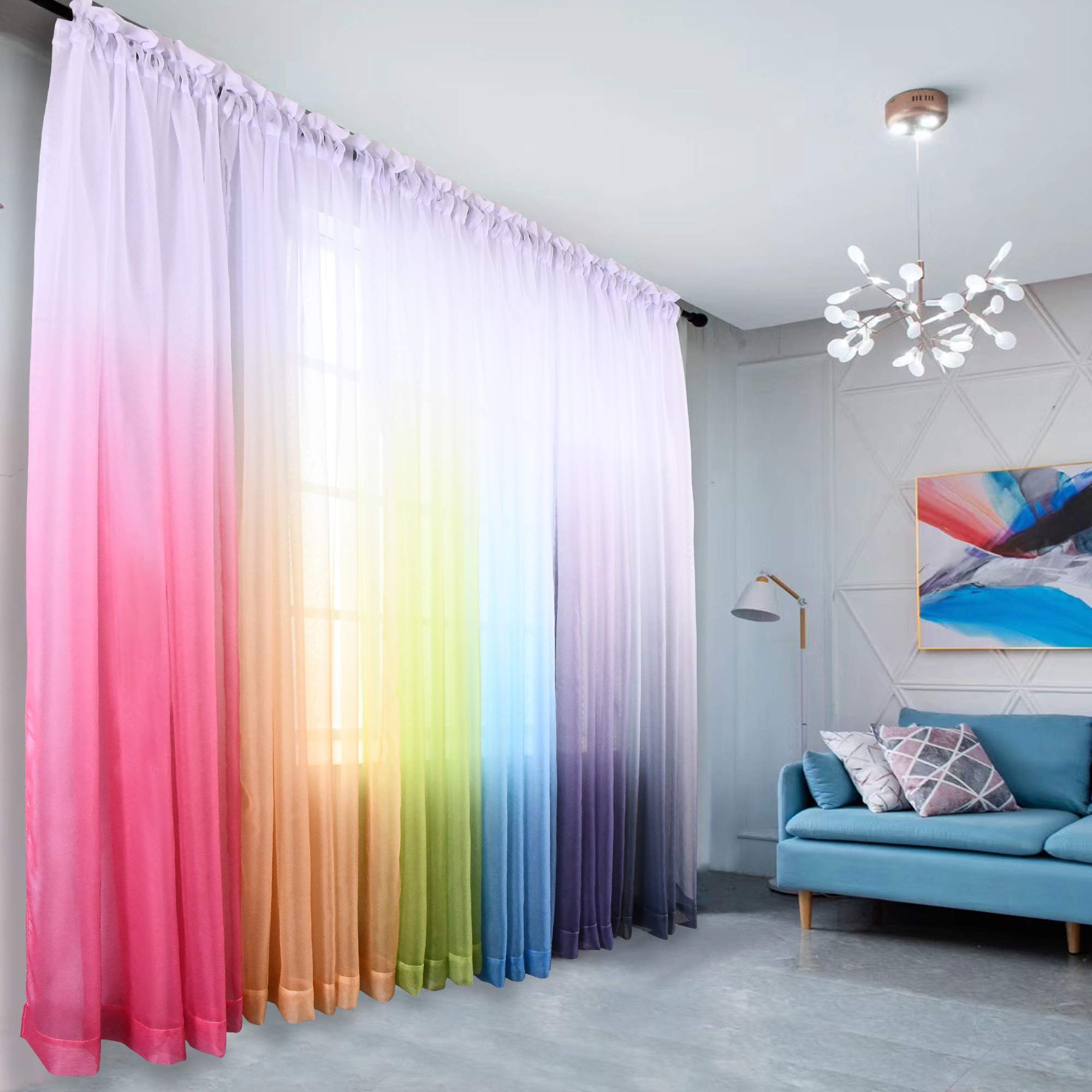 Huto Gradient Curtain Light Purple Ombre Buy Online In Fiji At Desertcart