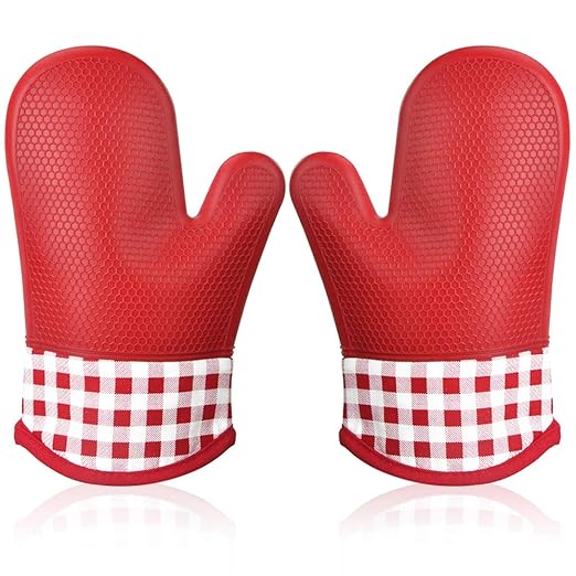 Manopla Horno Silicona para Cocina, Oven Gloves Antideslizante ...