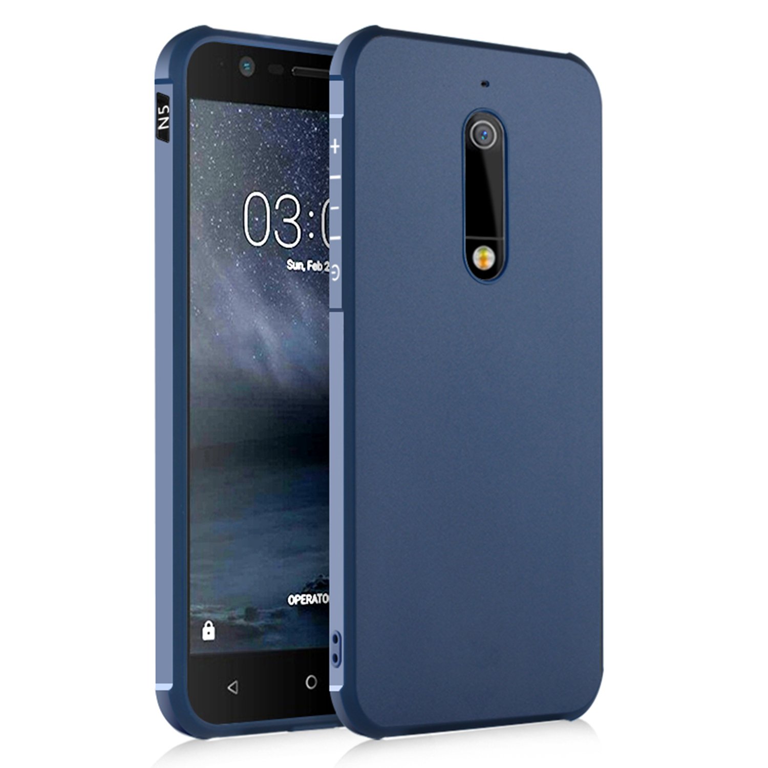 Nokia 5 Case Solid Color Business Series of UltraThin Soft Shockproof