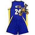 3PC Basketball Jersey Set for Youth Basketball Tank Top + Track Shorts+ Socks Set #24