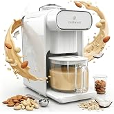 ChefWave Milkmade (White) Plant-Based Milk Maker with 6 Presets | No soaking or prep needed, with six presets, auto-clean, delay start, glass pitcher, and 10 oz or 20 oz batch options
