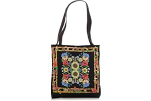 ALICE RON VINTAGE UKRAINIAN SUNFLOWER SHIRTS Sunflower Red Poppy Flower Floral Ukrainian Vyshyvanka Style Tote Bag