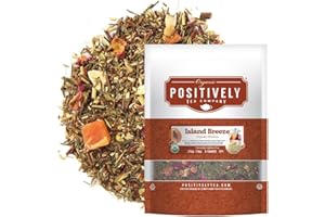 Organic Positively Tea Company, Island Breeze Rooibos Tea, Loose Leaf, 16 Ounce