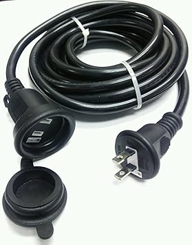 Amazon Nicoh ニコー 防雨ソフト延長コード5m 15a ニコー 電源ケーブル 通販