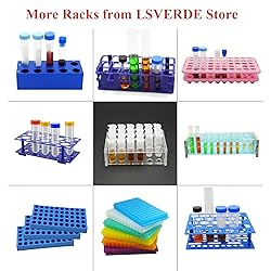LSVERDE 1 pcs Acrylic Test Tube Rack 8 Wells for