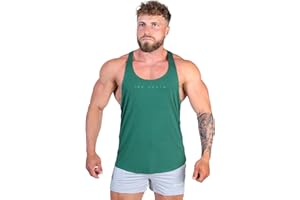 Jed North Pro Bodybuilding Workout Stringer Gym Tank Top Singlet Racerback