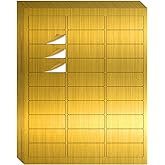 1" x 2-5/8" Address Labels- Gold Shipping Labels Stickers/Mailing Labe Stickers for Laser/Inkjet Printer, Matte- Permanent Adhesive Sticker
