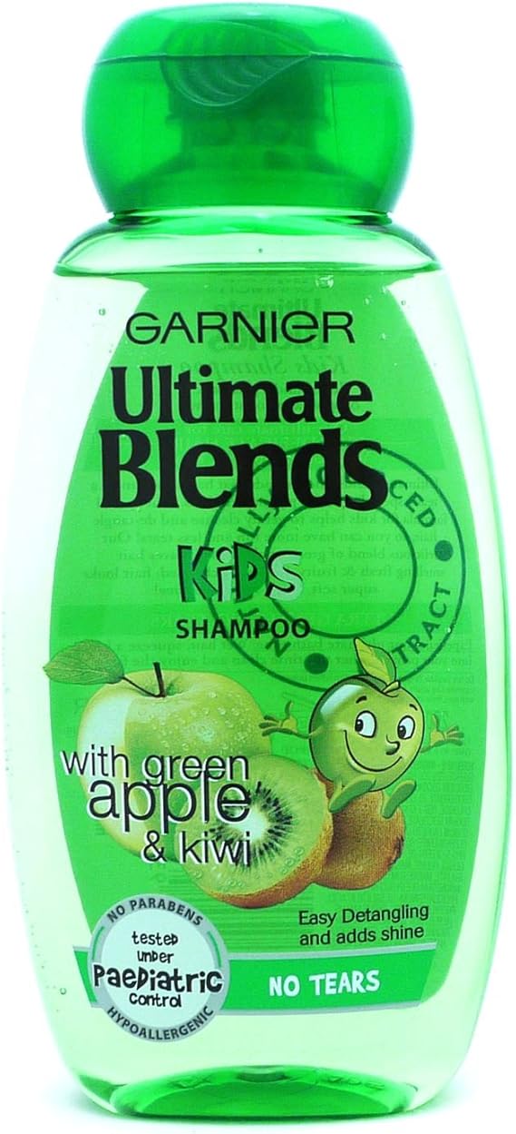 Garnier Ultimate Blends No Tears Kids Shampoo With Apple & Kiwi, 250 ml