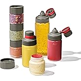 OXO Outdoor 7-Piece Spice Shaker & Squeeze Bottle Set | 7-Piece, Set