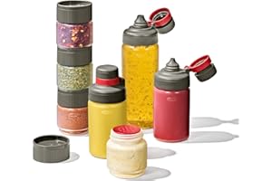 OXO Outdoor 7-Piece Spice Shaker & Squeeze Bottle Set
