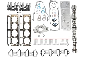 Daysyore M295 Non AFM DOD Disable Camshaft Lifters for 2007-2014 Avalanche Silverado Tahoe Sierra Yukon 5.3L Timing Chain Oil Pump Head Gasket