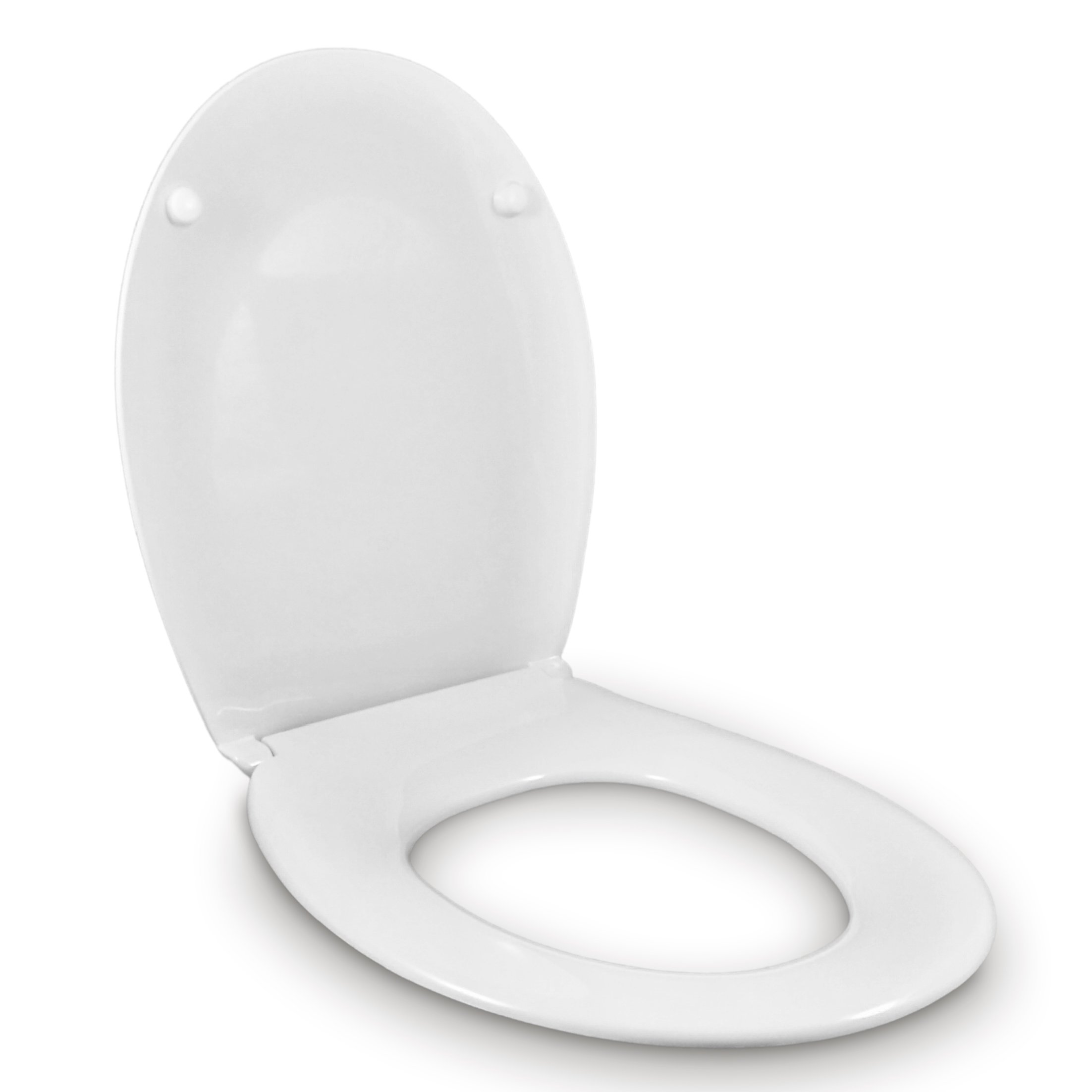 WC TOILET SEAT COMPATIBLE SOFTCLOSE O SHAPE ADJUSTABLE HINGE