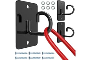 KOMOHOM (3PCS) Wall Mount Workout Anchors,Resistance Band Wall Anchor,Space Saving Wall Mount Workout Anchors for Home Gym Workouts，Body Weight Straps, Suspension Training, Exercise,Stretching,Yoga