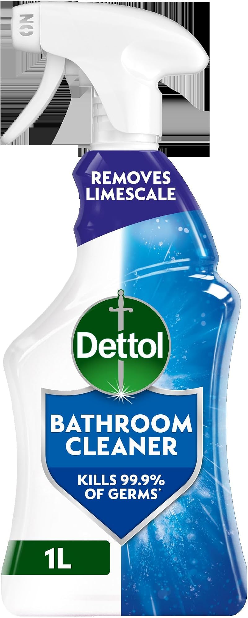 Dettol Bathroom Cleaner Spray 1L Limescale Remover Kills 99.9% Bacteria