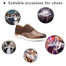 Meijiana Men Oxfords Shoes Casual Dress Shoes