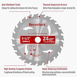 Revvstark Circular Saw Blade 5-1/2" 24T&36T with