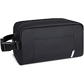 NOL Natural Organic Lifestyle Freezable Snack Bag, Leakproof Cooler Lunch Bag, Reusable, Zip Closure with Buckle Handle Nylon Waterproof Snack Box for Work Travel-Black