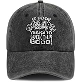 Splash Brothers Customized Funny Embroidered 61th 62th 63th 64th 65th 66th 67th 68th 69th Birthday Gifts Hat for Men Women