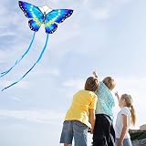 HONBO Butterfly Kite 55x28 Large Easy Fly Kids 4-8 300ft Line Handle view 6