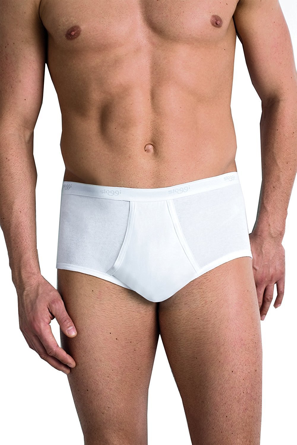 SLOGGI HerrenSlip Basic Maxi BIPACK (2 Stück), Bianco, Tg.5° Amazon