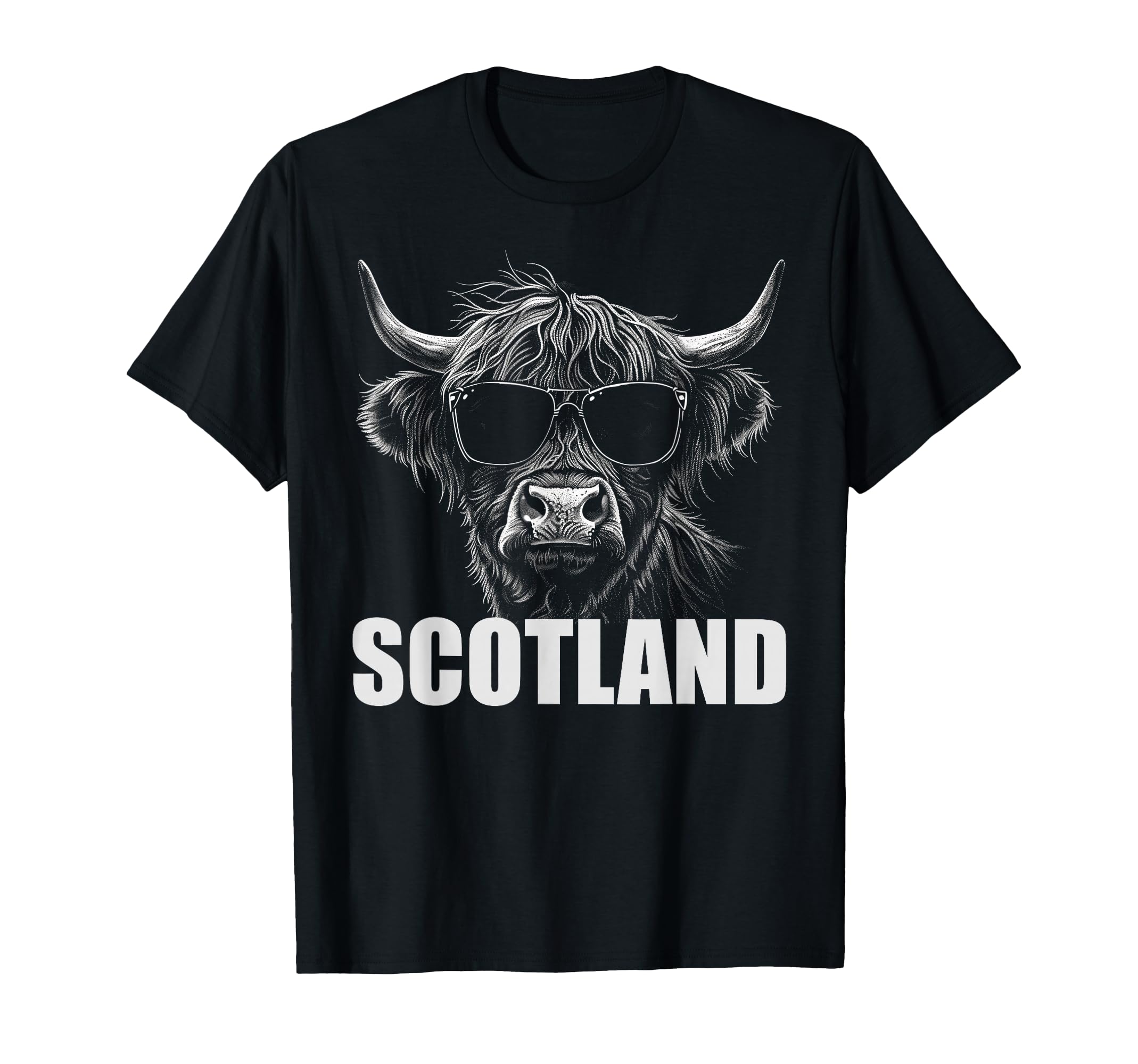 Photo 1 of Cool Highland Cow Scotland Travel T-Shirt small