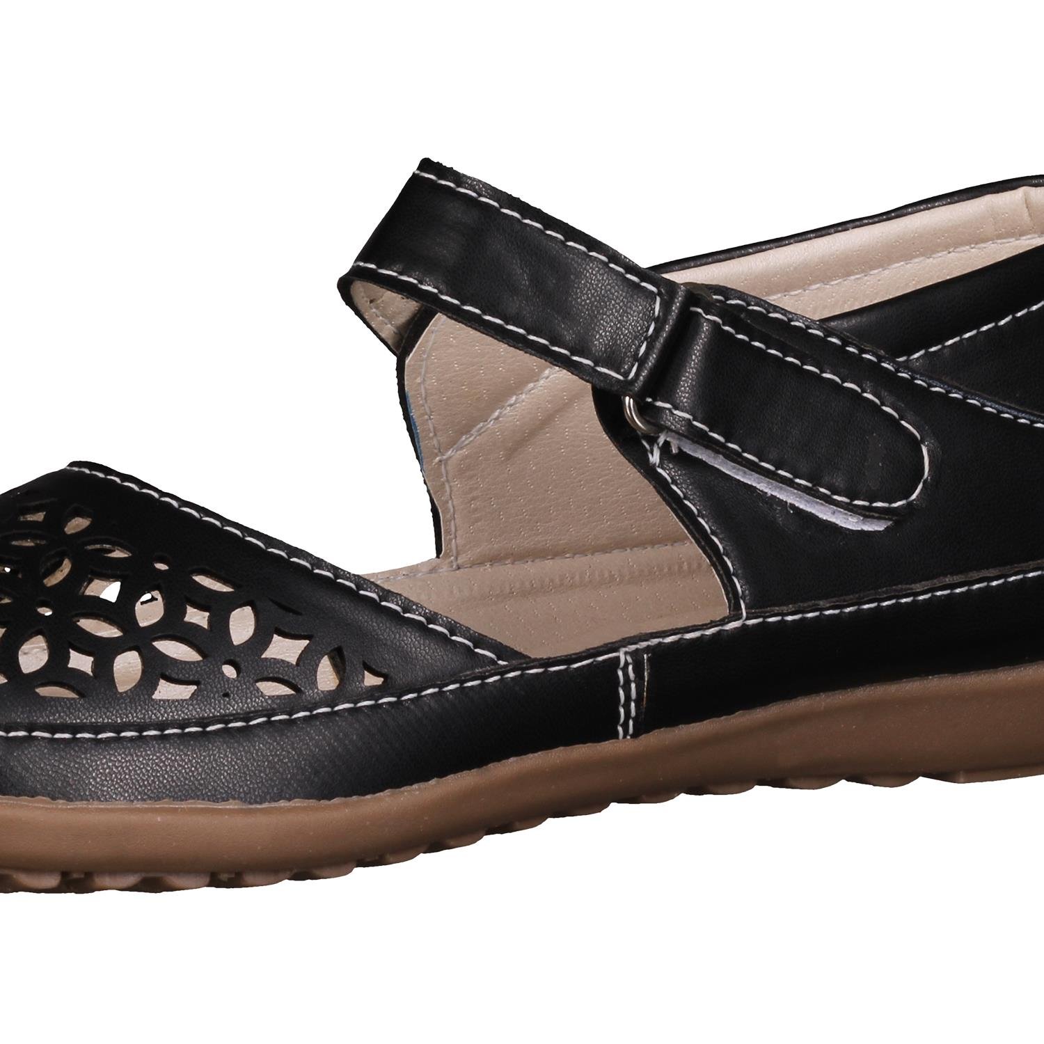 footshez laser cut flat bellie shoe sandals for women and girls