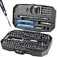 KIROGILY Precision Screwdriver Set, 154 in 1 Small Screwdriver Set, Mini Screwdriver Magnetic Repair Tool Kit for Electronics Computer PC Laptop Macbook Phone iPhone RC PS4 PS5 Nintendo Xbox(Blue)