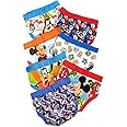Disney Boys' Mickey Mouse 100% Combed Cotton Briefs Available in Sizes 2/3t, 4t, 4, 6 and 8
