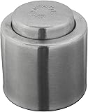 Cilio Champagne closure made from polished stainless steel, Silver, set of 1