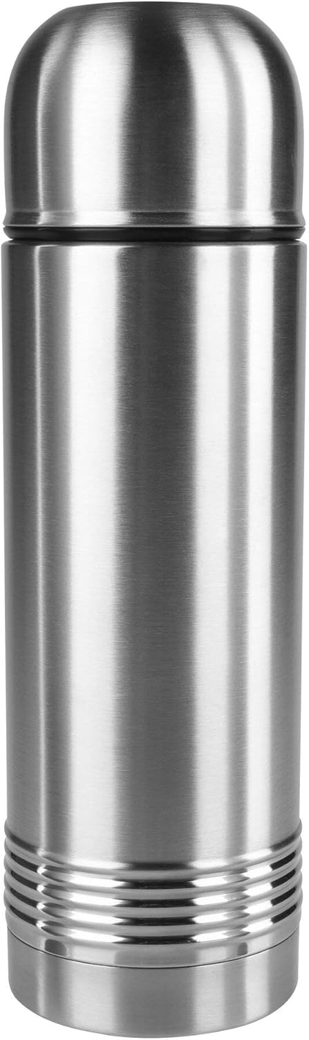 Tefal Senator Vacuum Flask, Stainless Steel, Silver, 9 x 9 x 30 cm, 1000 ml
