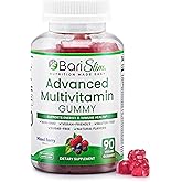 BariSlim Advanced Bariatric Multivitamin Gummies - Specially Formulated Bariatric Vitamins for Patients After Weight Loss Surgery - Supports Energy & Immune Health | Mixed Berry (90 Vegan Gummies)